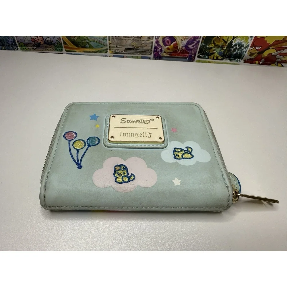 Loungefly‎ Sanrio Cinnamoroll Unicorn Zip Around Wallet 4x5